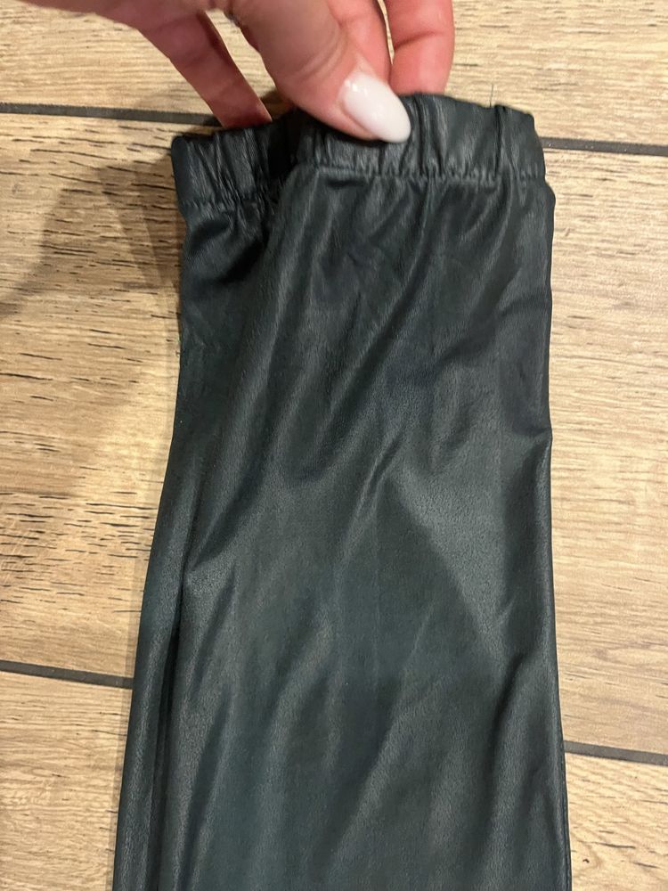 Haremki ef eidos fashion butelkowa zielen zielone 36 skorzan skora
