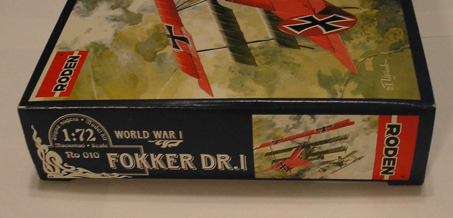 model samolot FOKKER DR.I - skala 1:72 - RODEN