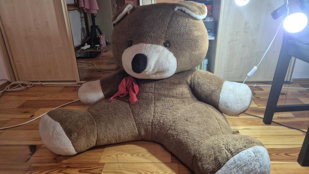 [55 cm wysokości! 85 cm szerokości] uroczy Miś Pluszowy