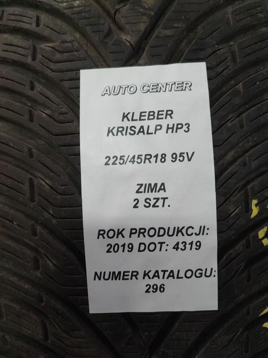 Opony zimowe 225/45R18 95V Kleber Krisalp HP3 | 2szt