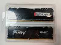 Sprzedam RAM Kingston Fury Beast RGB 32GB (2x16GB) 3600MHz CL18.