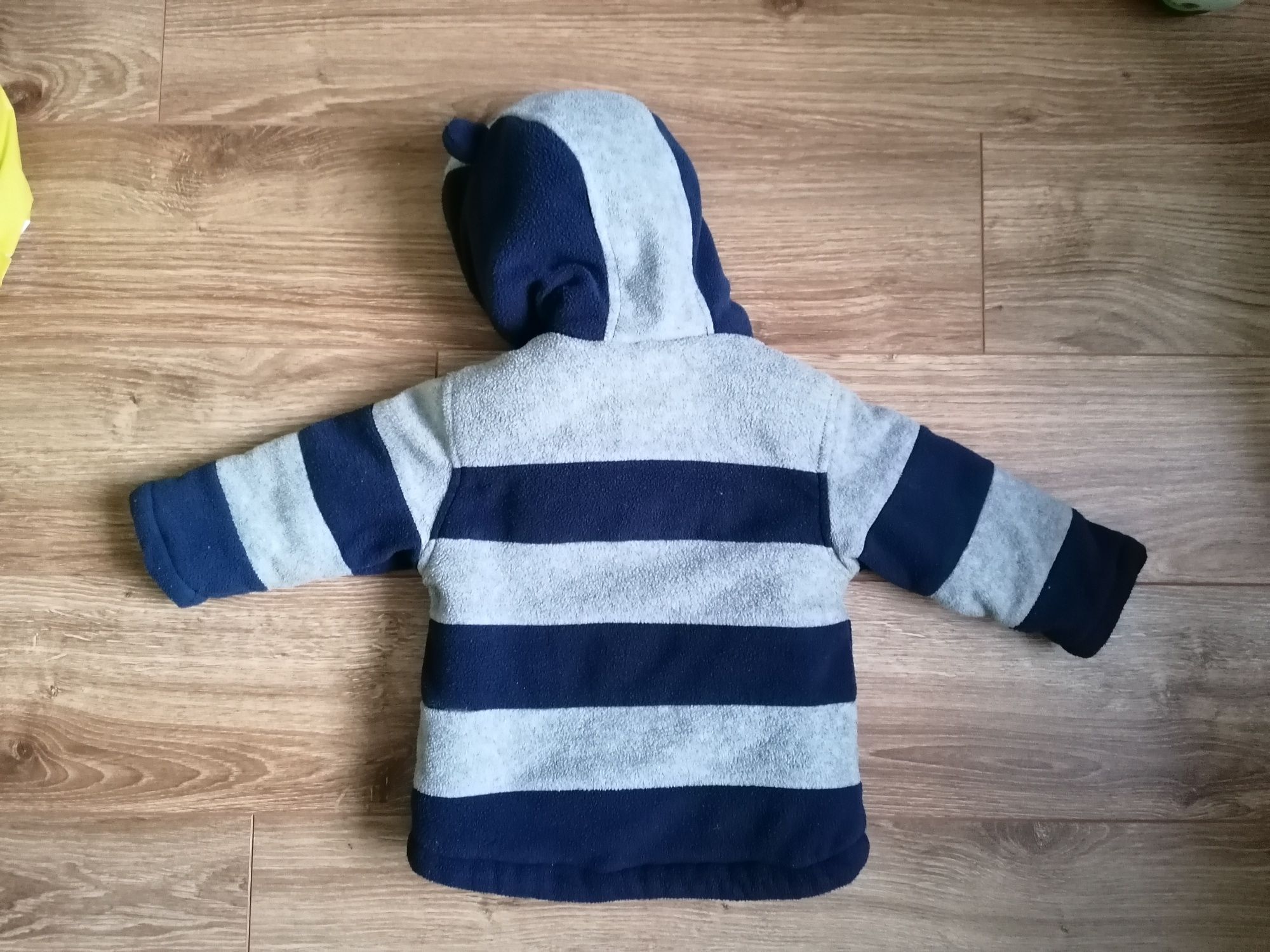 Gruba bluza z kapturem, kurtka 68/74