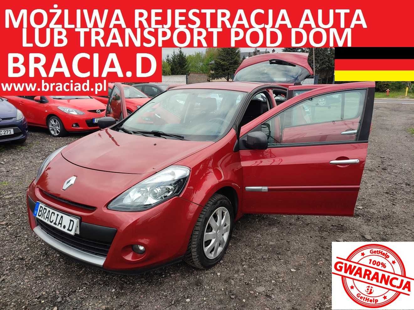 CLIO 1,2 Benzyn 2009r LIFT Zarejestrowany PL Zadbany MAŁY PRZEBIEG