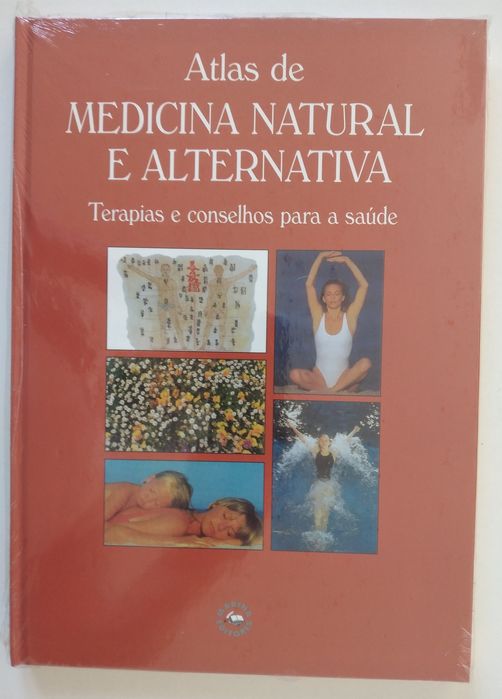 Atlas de Medicina Natural e Alternativa - livro novo na película