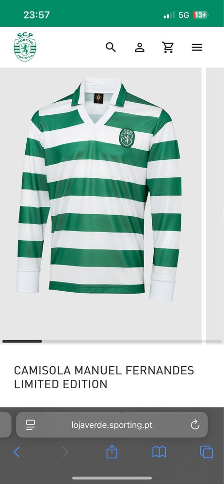 Camisola Manuel Fernandes