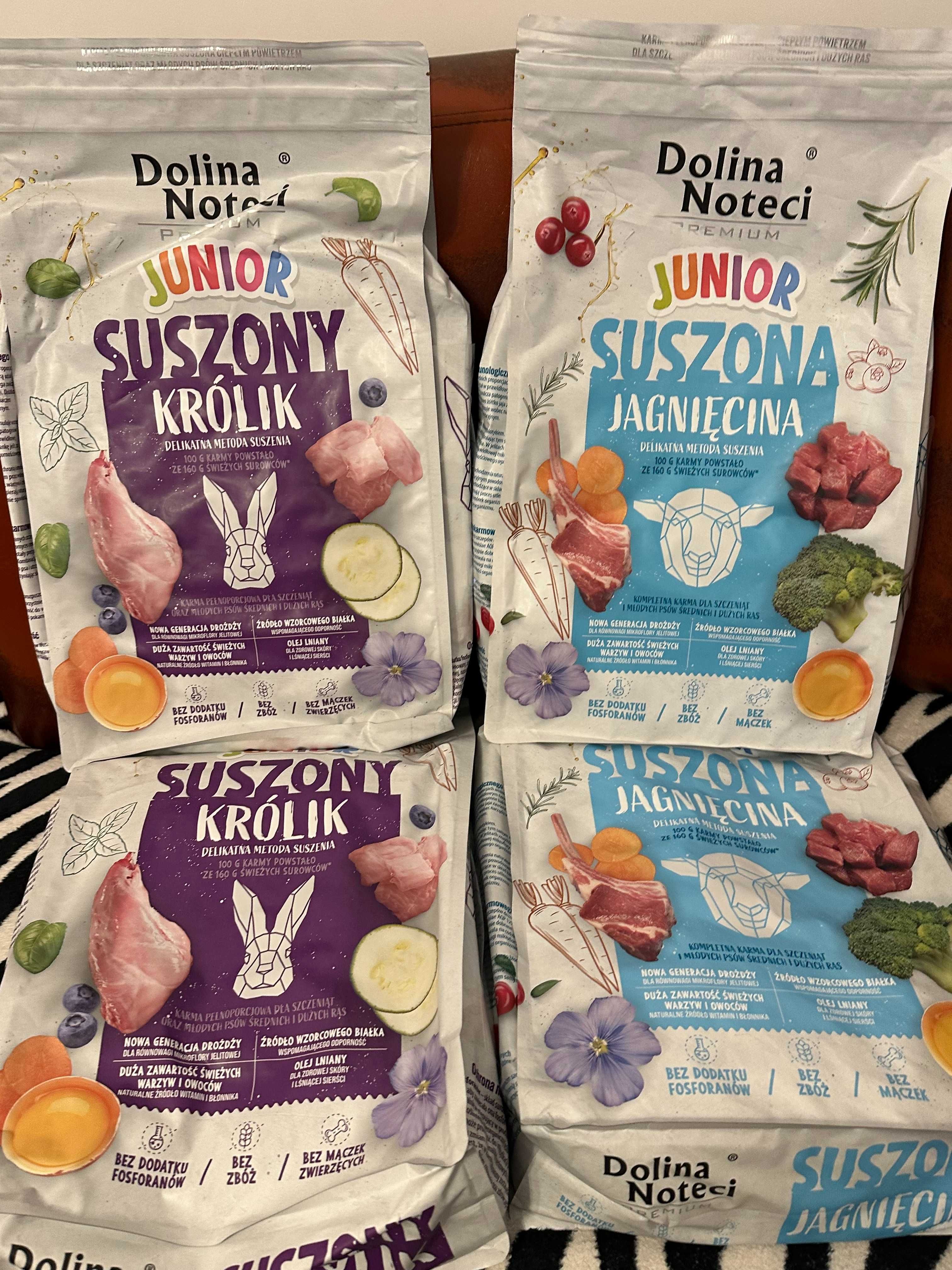 Dolina Noteci Premium Junior suszona karma dla psa jagnięcina 4 kg
