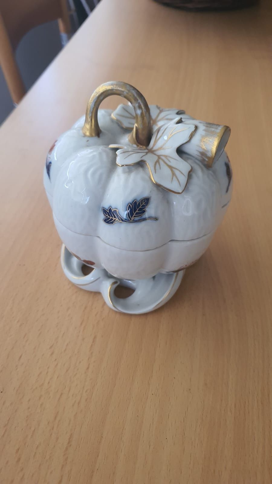 Caixa Abóbora em Porcelana - Vista Alegre