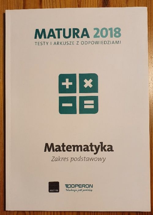 Matura 2017. Testy i arkusze z odpowiedziami. Matematyka. Zakres podst