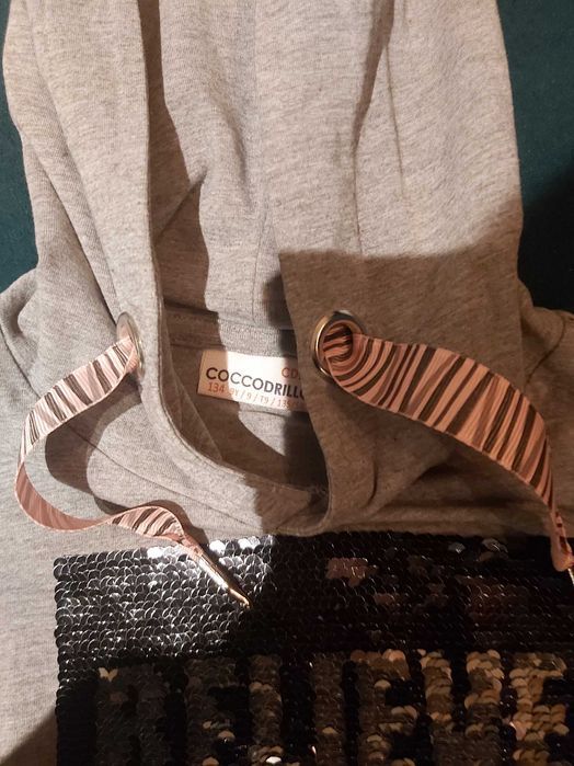 Tunika Coccodrillo 134+legginsy+bluza