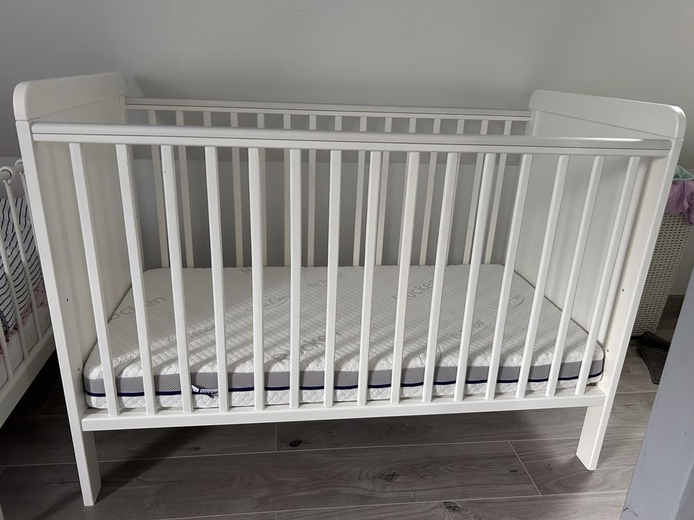 Lóżeczko woodies modern cot przewijak materac