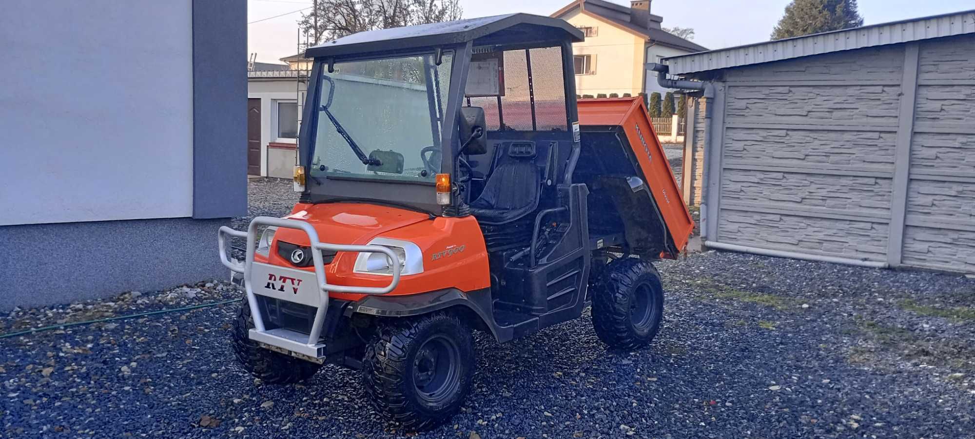 UTV Kubota RTV 900 diesel 4x4 homologacja hydrauliczny kiper ranger