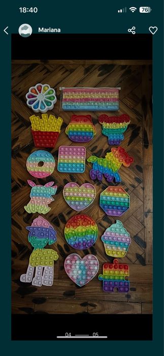 Fidget toys em ótimo estado. Agora mega promocão