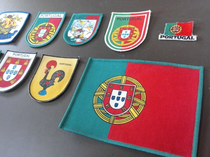 Patch emblema de Portugal - traje académico, colete motard