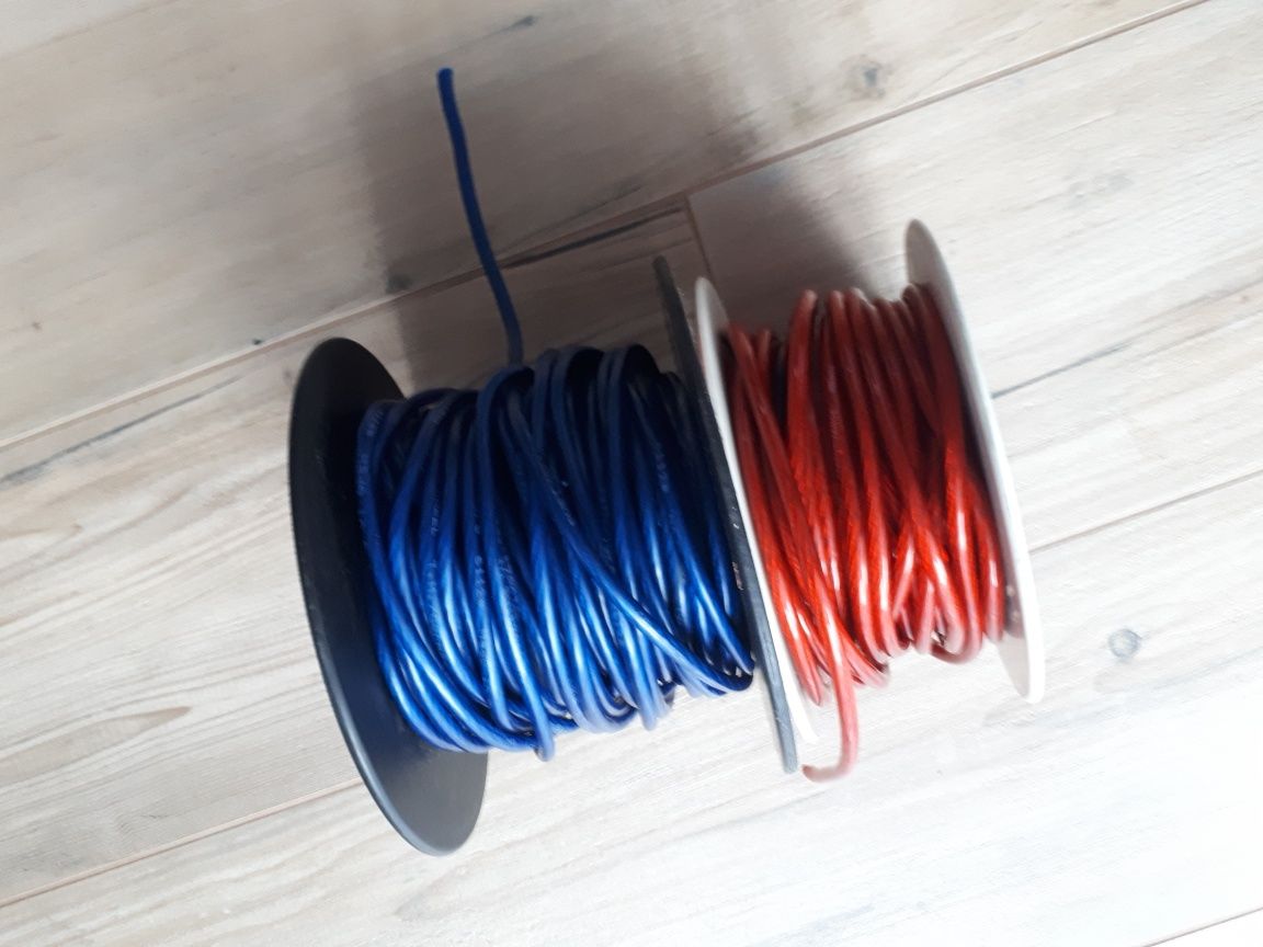 Przewód linka 1x6mm2 gruby  35mb Polecam
