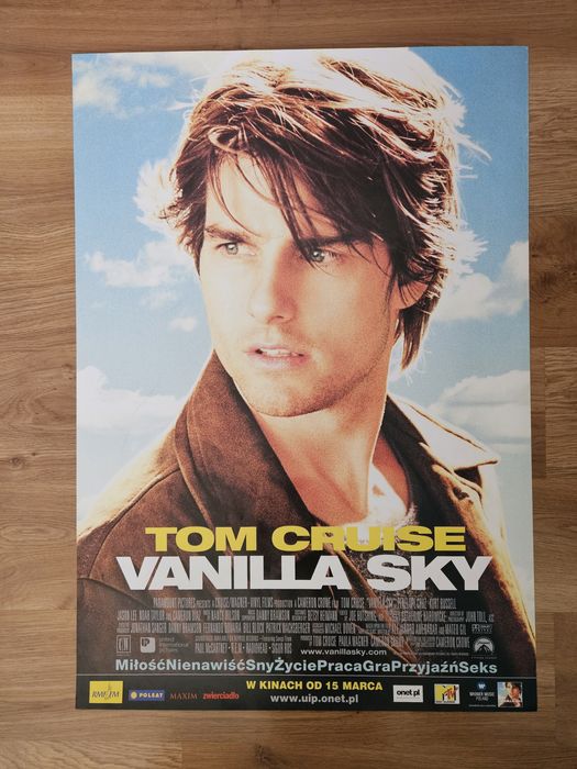 Plakat z filmu Vanilla Sky
