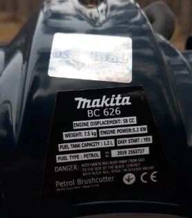 АКЦІЯ Коса бензинова Makita BC626 5 2 кВт. Мотокоса косілка косарка