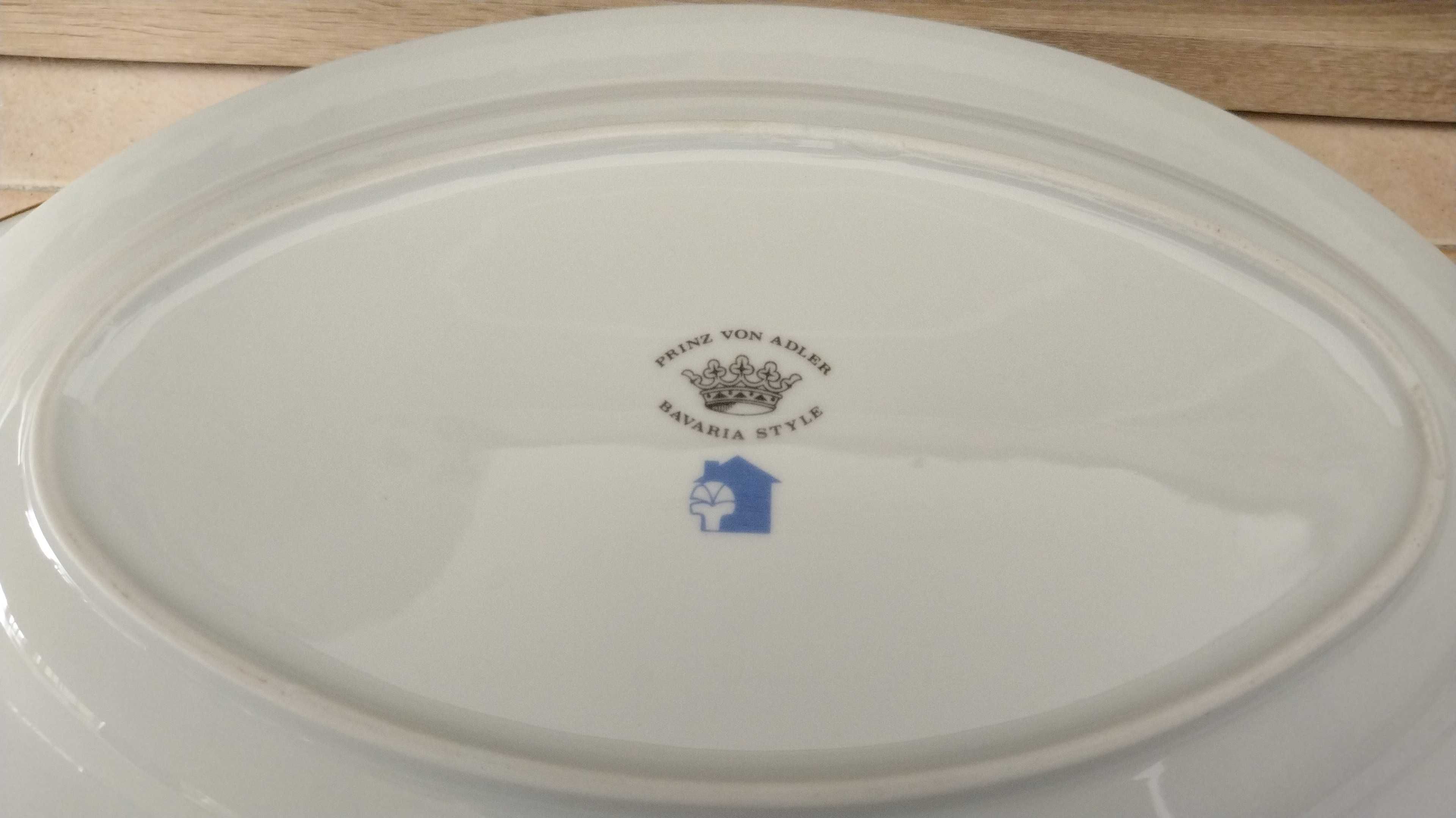 Serviço de jantar - Prinz Von Adler Bavaria Style (frisos dourados)