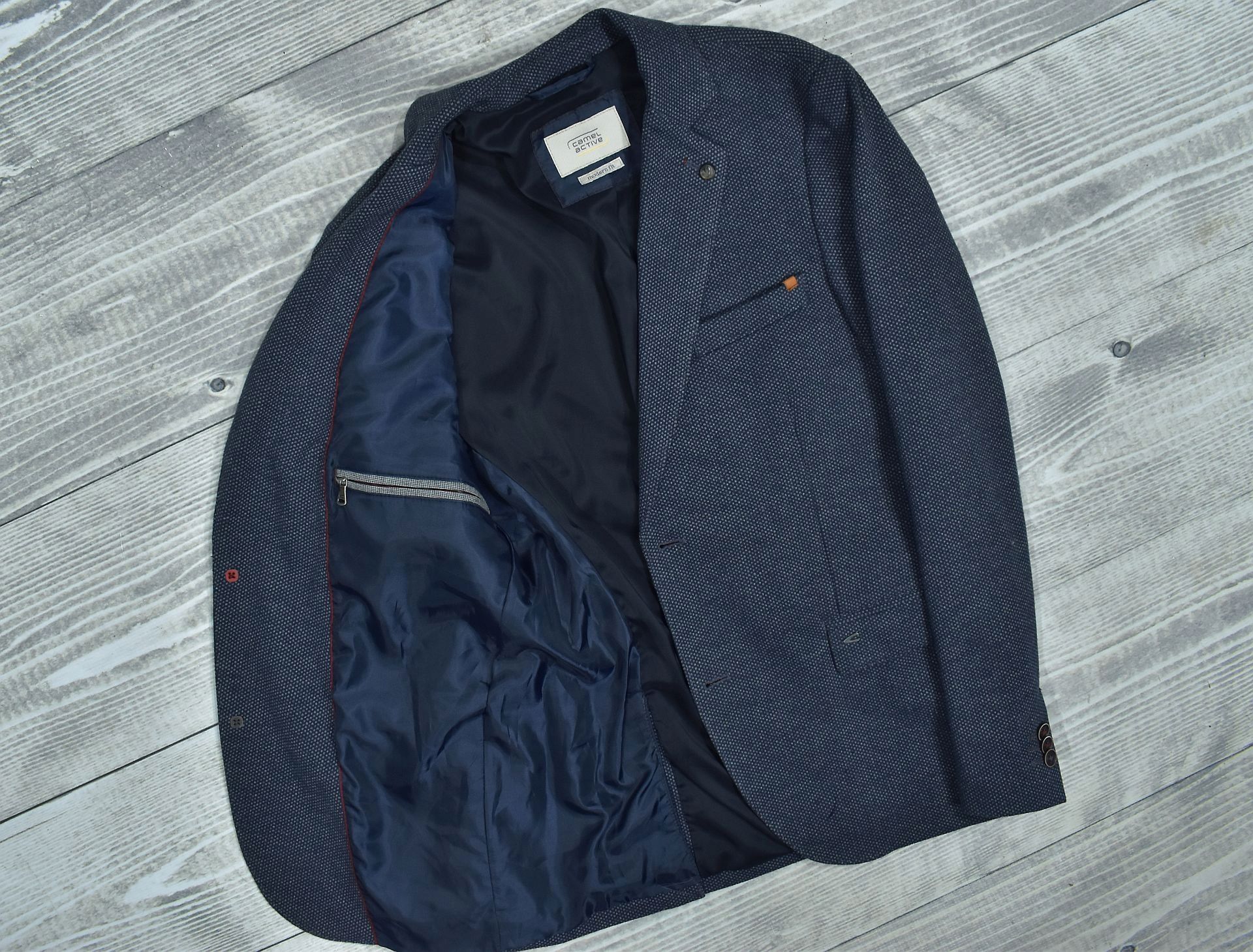 Camel Active Lekka Casualowa Marynarka Męska Modern Fit 24 M