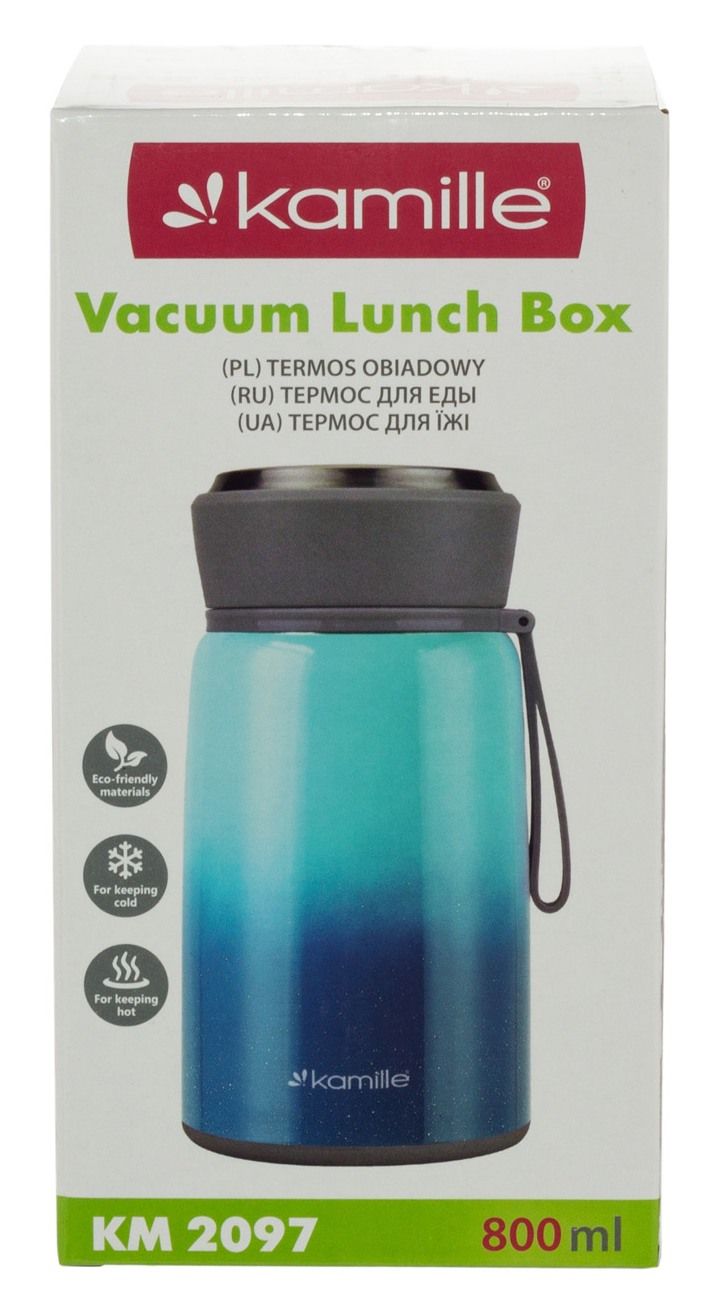 Termos Obiadowy Na Zupę Pojemnik Z Łyżką 800 Ml