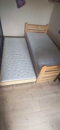 Łóżko drewniane 2w1