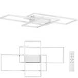 Lampa sufitowa nowoczesna LED z pilotem - 3 prostokąty