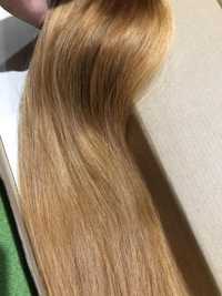 Волосы для наращивания теплый блонд 55см закапсулированы

Вес 85 грам