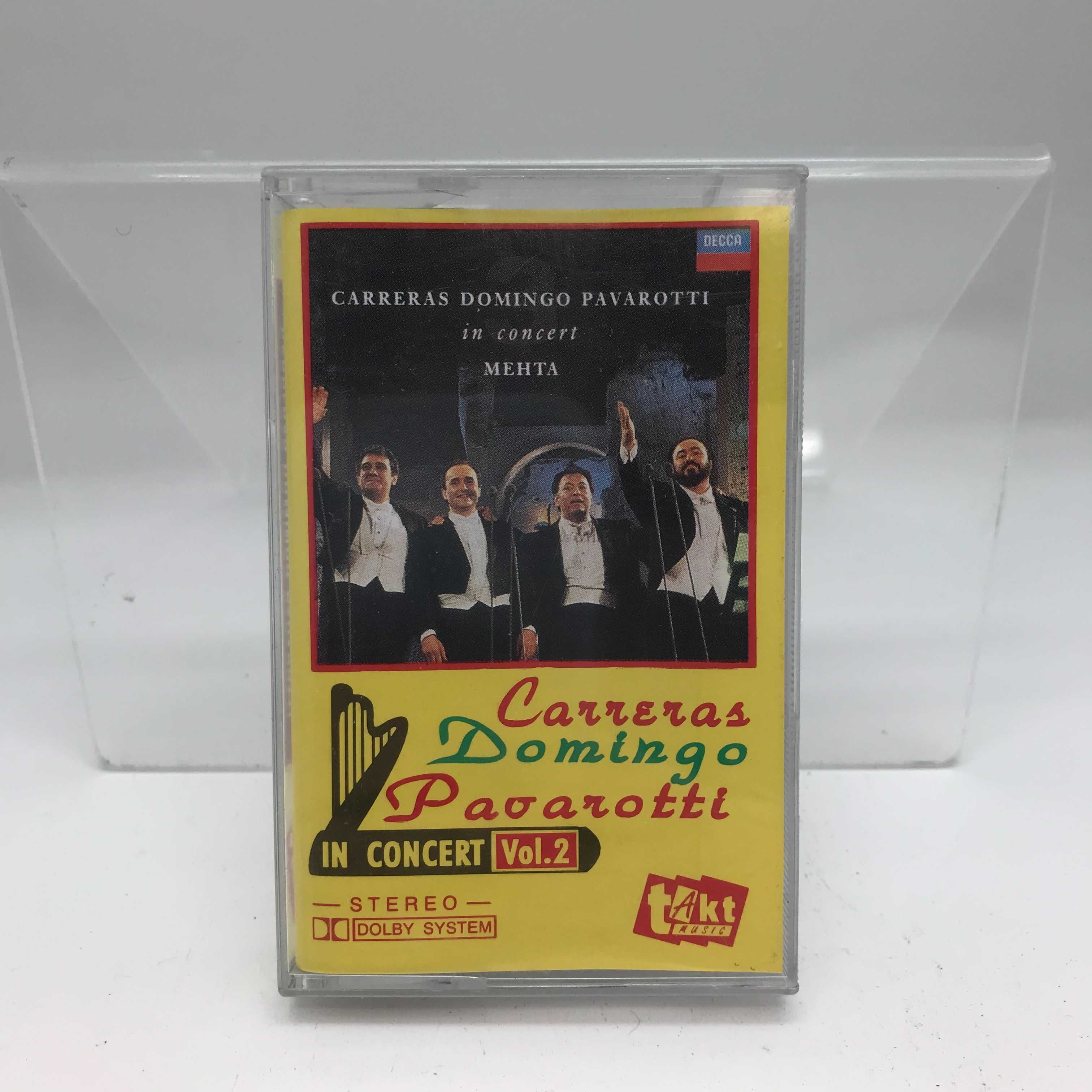 kaseta carreras, domingo, pavarotti - in concert 2 (1742)