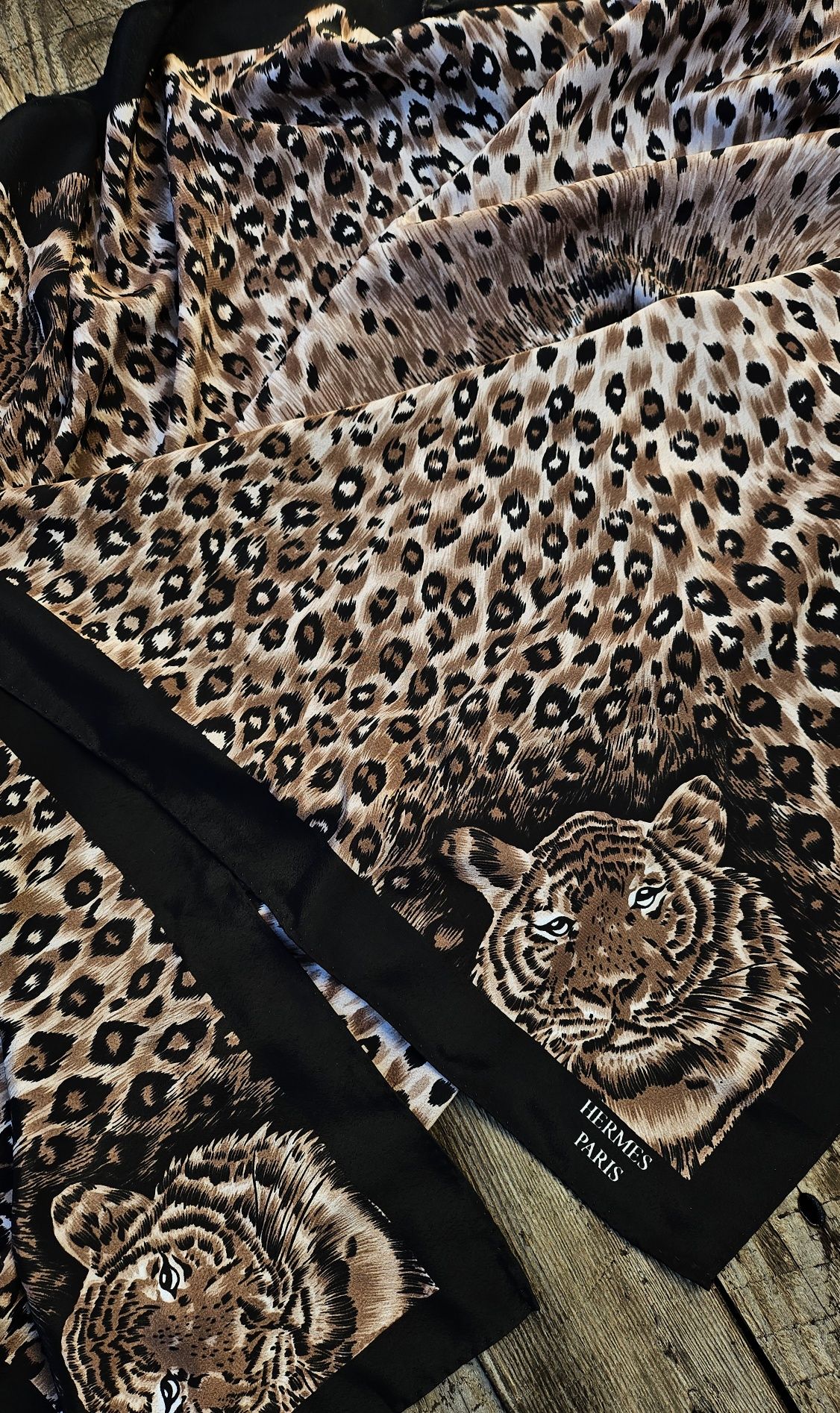 Шарф хустинка hermes leopard
