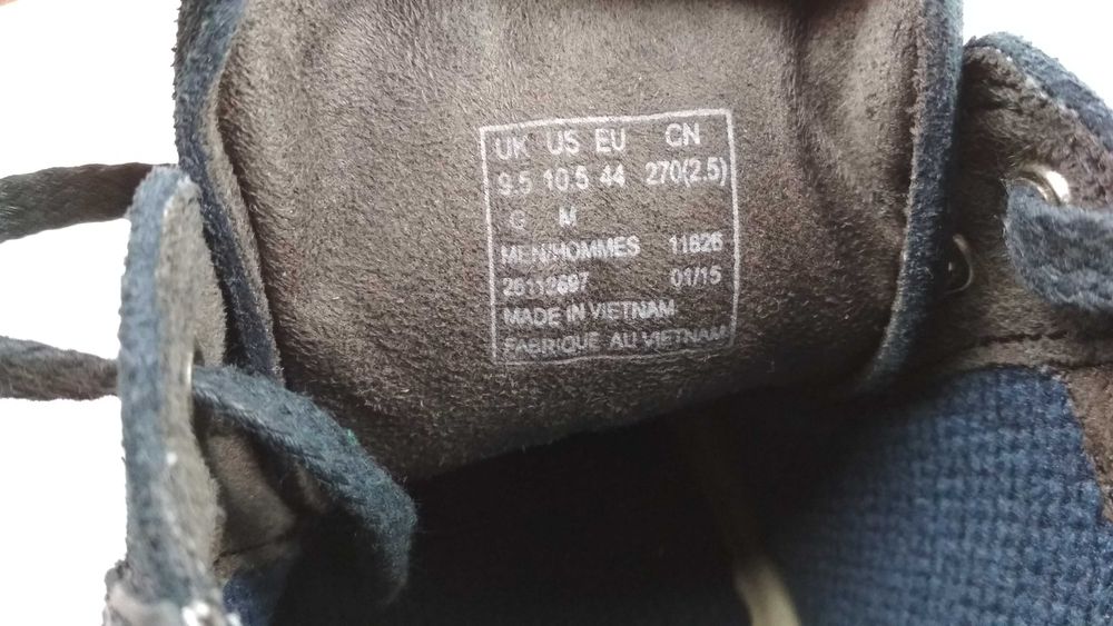 CLARKS Randle Walk Półbuty Buty Codzienne Skórzane Roz. 44