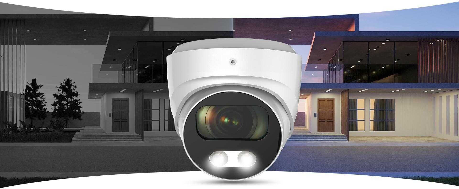 IP Easycam 4 kamery z POE EC-IP-D5MP30DL-W 5MPx