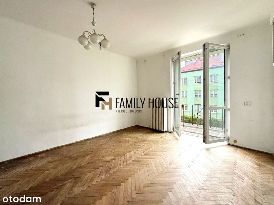 3 pok./62m² / 1 piętro Centrum Majówka