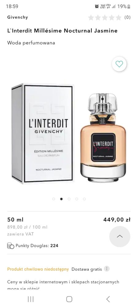 Givenchy L' Interdit Edition Millesime Nocturnal Jasmin