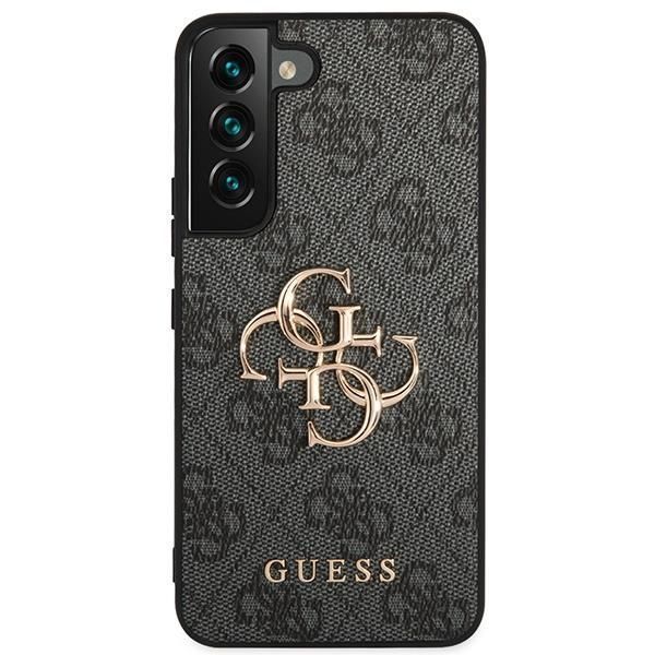 Etui Guess Guhcs23S4Gmggr S23 S911 - Szare Hardcase 4G Big Metal Logo