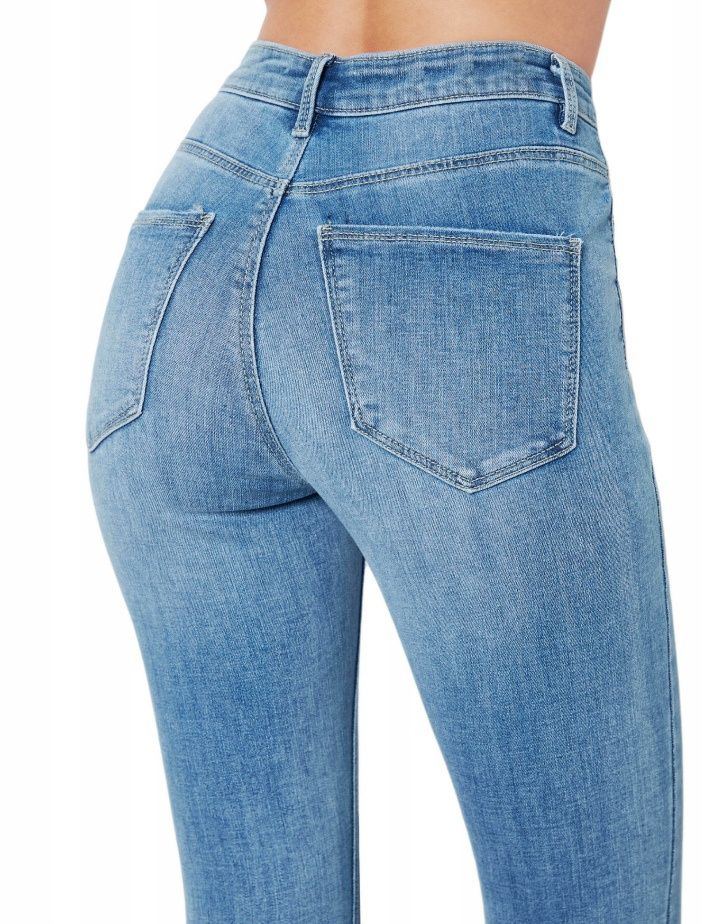 Spodnie damskie jeansy rurki rozmiar 33