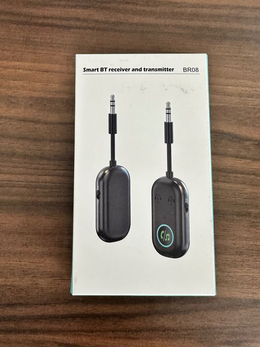 4W1 Odbiornik Nadajnik Bluetooth 5.3 Audio AUX Z Mini Jack 3,5mm