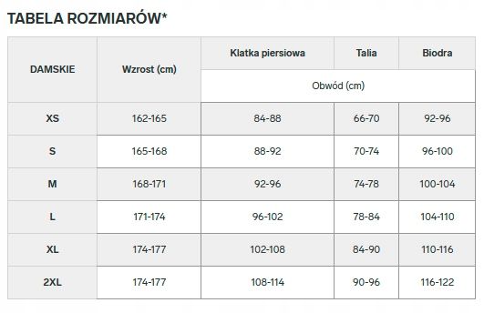 4f Damska Bielizna Termoaktywna Komplet Koszulka Spodnie / rozm M/l