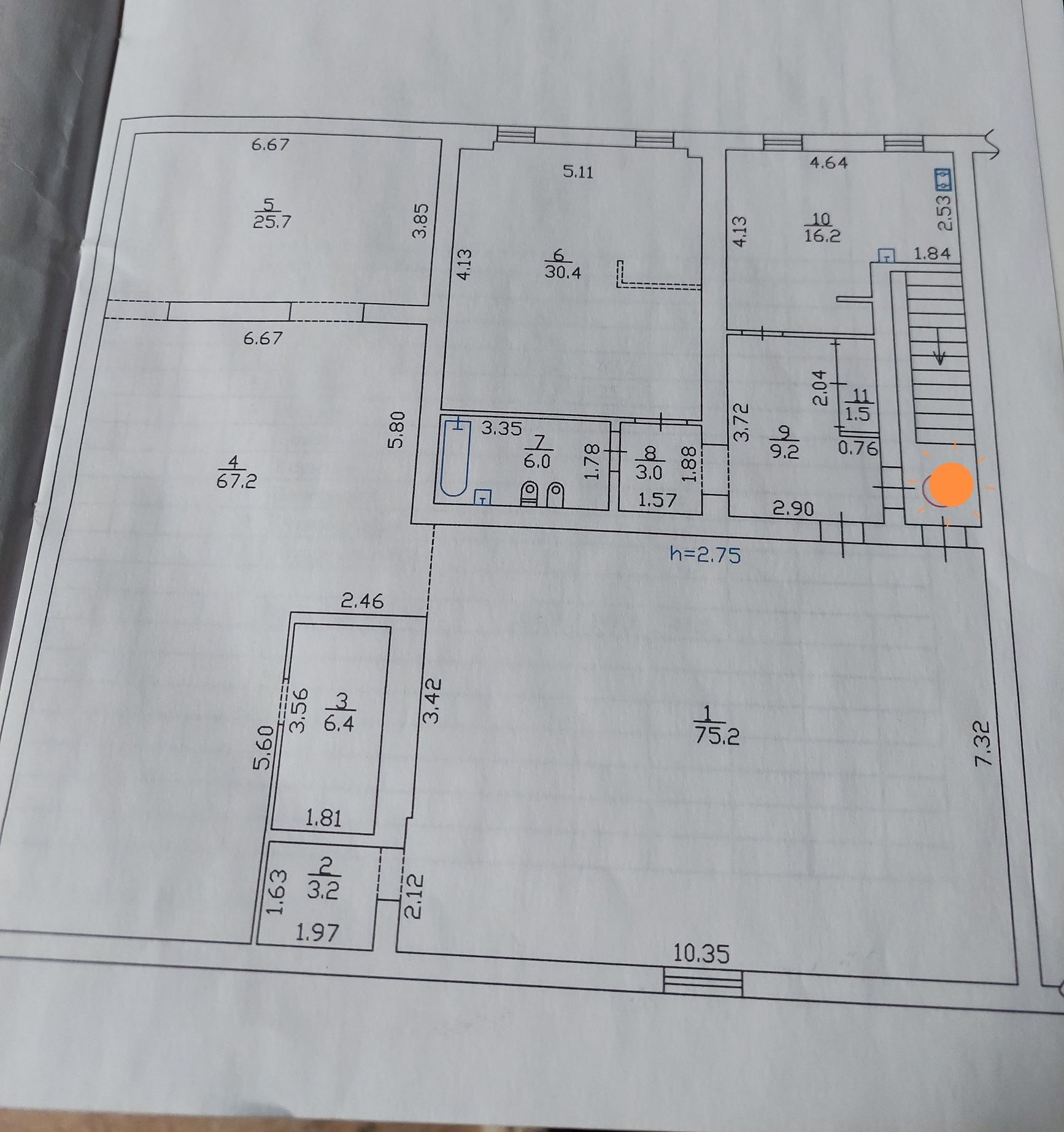 Продам 3х кімн квартиру ЦЕНТР  (244м2) район готеля " Кремінь"