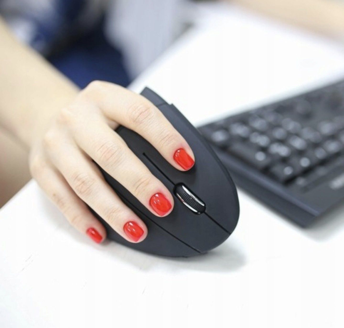 Mysz bezprzewodowa pionowa Tecknet TK-MS007 USB