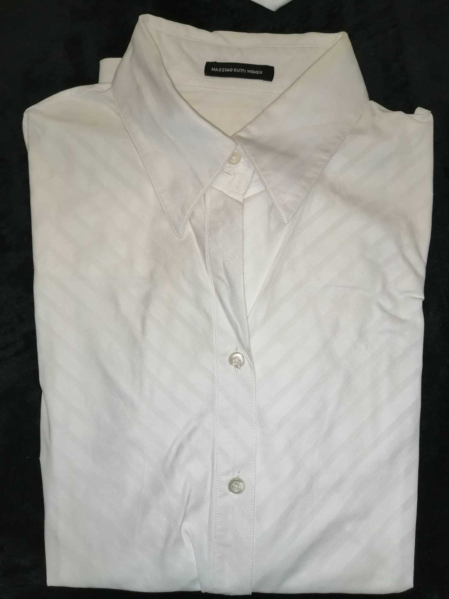 Camisa clássica branca Tam. 38 Massimo Dutti - bom estado