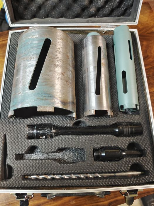 Otwornice diamentowe do betonu 117 mm 52mm 38mm Erbauer