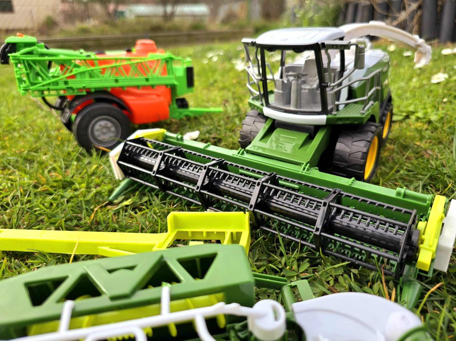 Wielki komplet Kombajn + maszyny rolnicze nowe zabawki