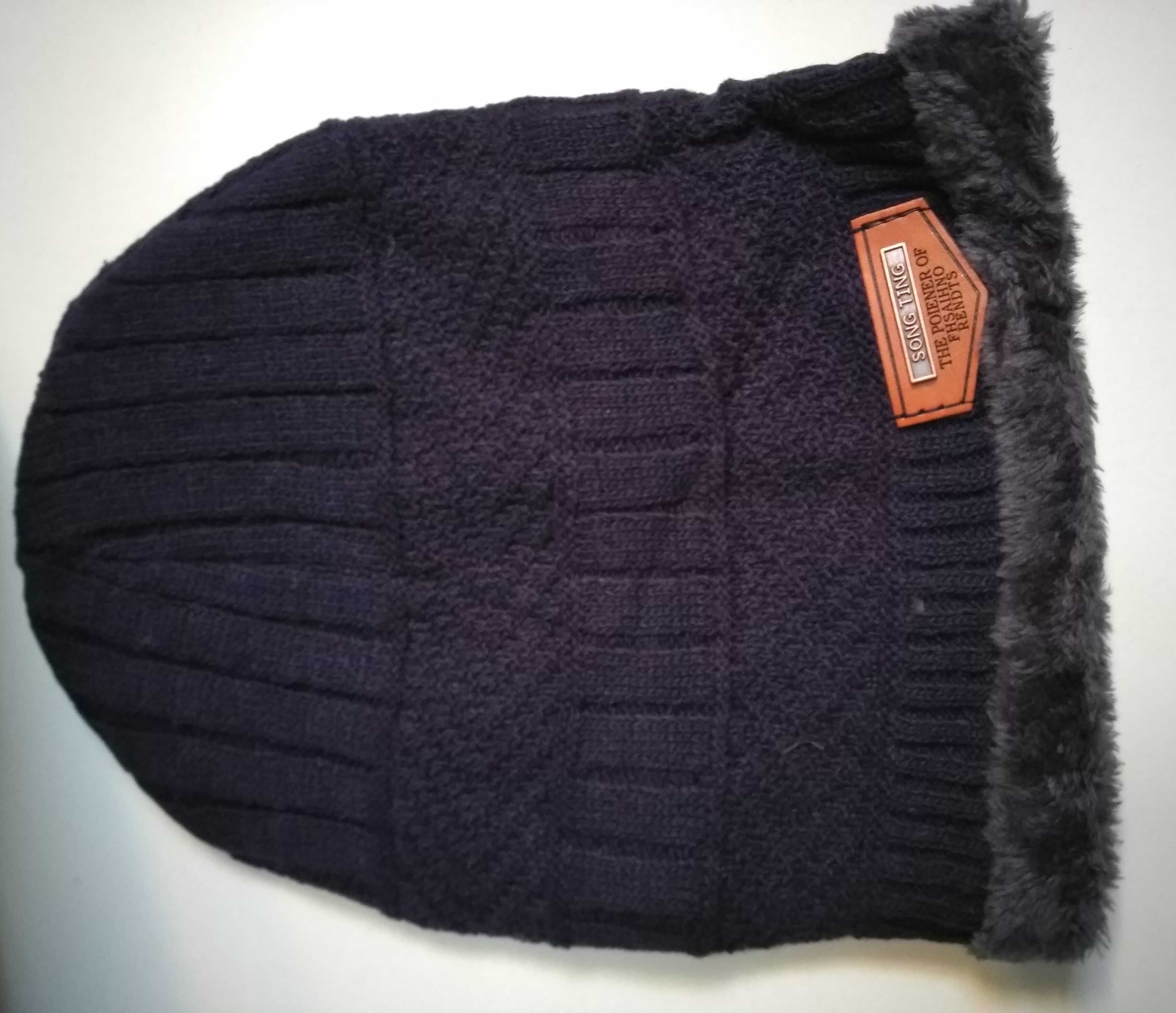 Gorro de algodão, interior térmico para inverno