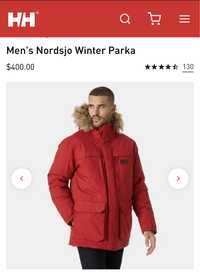 Пуховик-куртка Helly Hansen Nordsjo Parka, S/M size