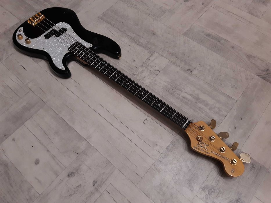 Piękna Gitara Basowa SX-Precision Bass-transparent brown- wysyłka Free