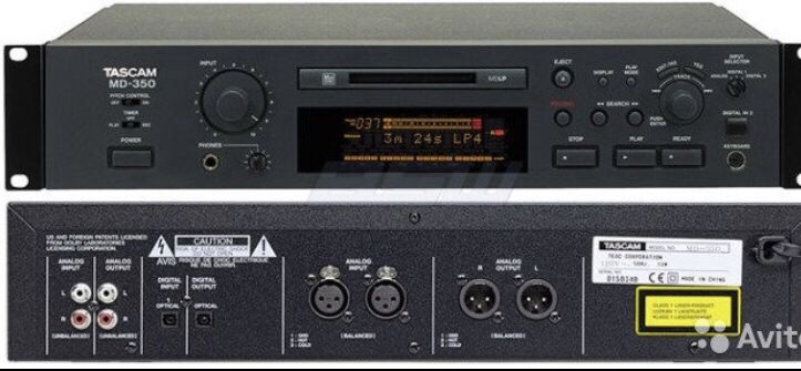 Минидисковая дека Tascam MD-350