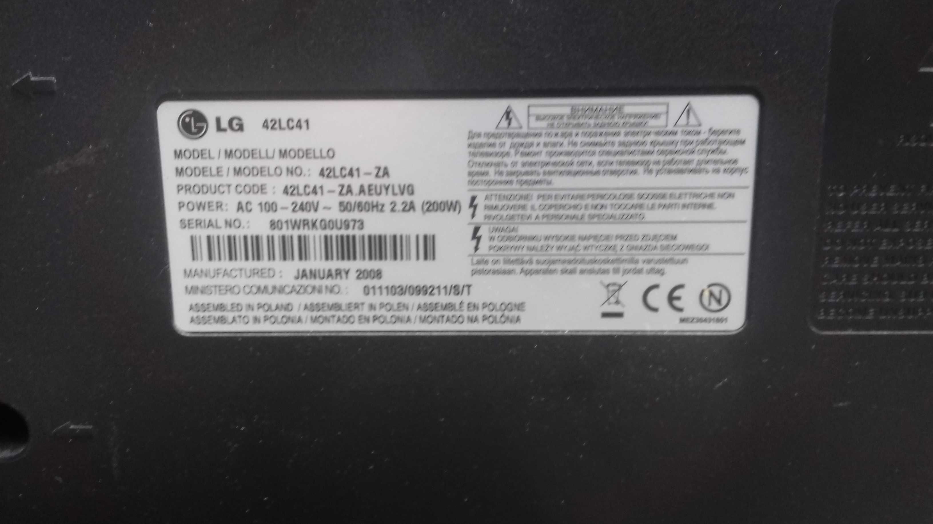 telewizor samsung model UE32EH500 zbita matryca elektronika sprawna