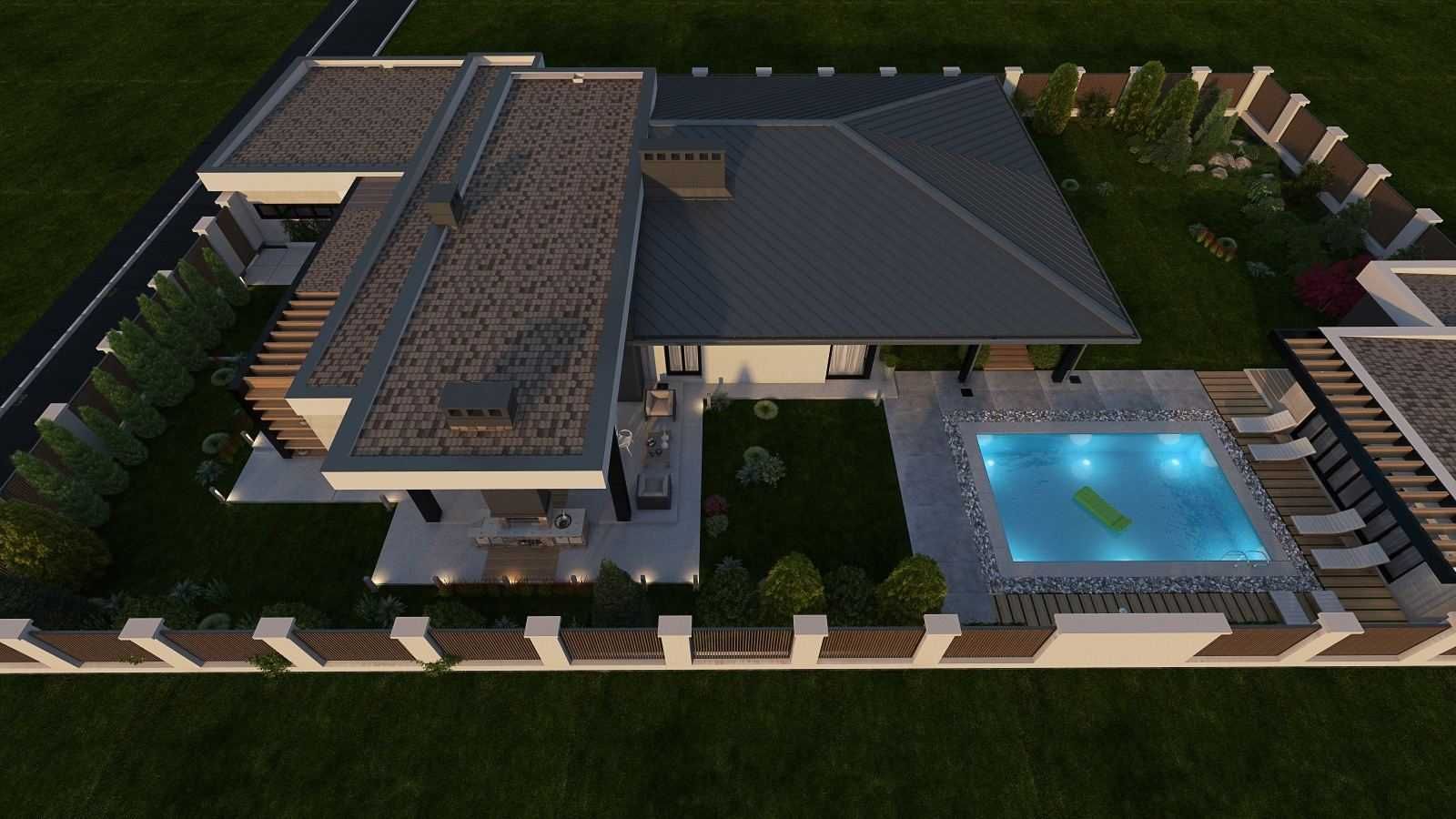 В продаже одноэтажный Дом из красного кирпича на участке 15-соток.