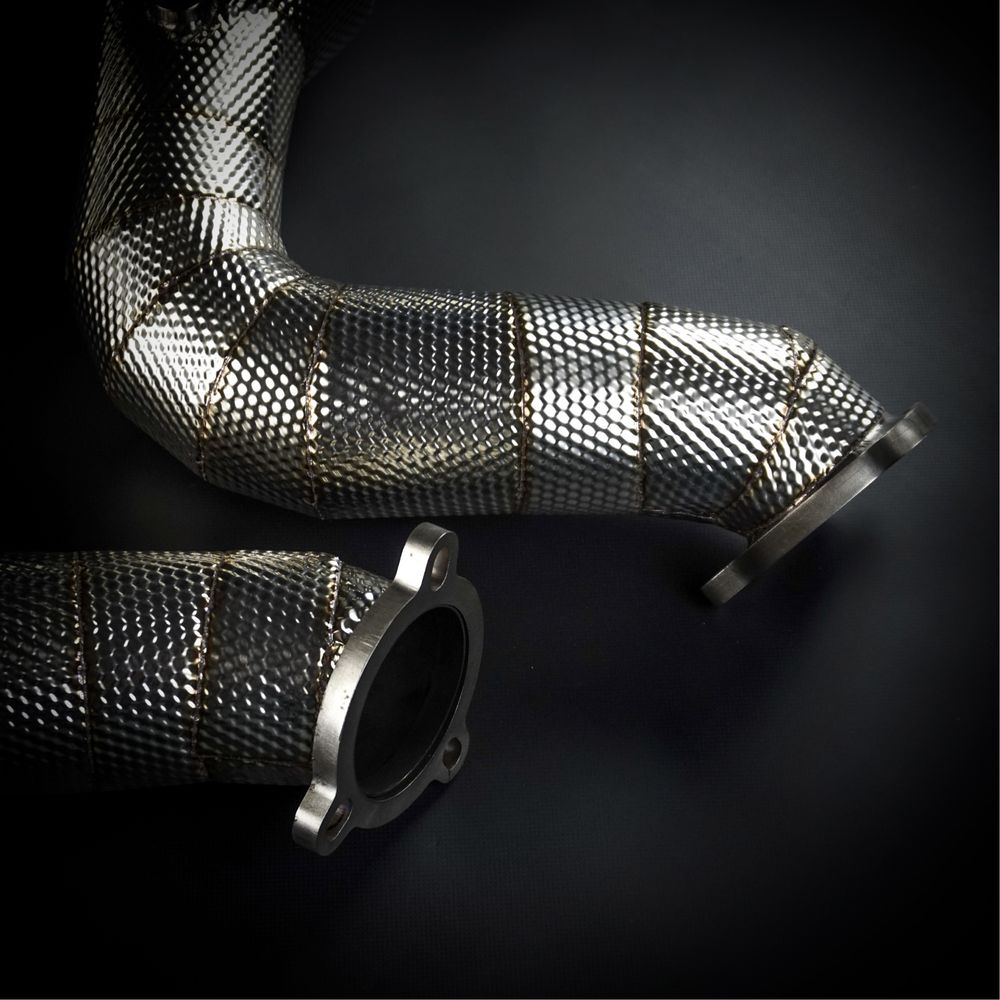 Даунпайп ATP PORSCHE Cayenne S 2.9L V6 TT 959 EA839 Heat Shield