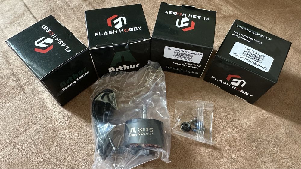 Flashhobby Arthur 2807 1300 kv / 3115 900 kv fpv моторы для дронов
