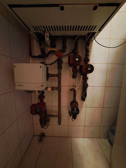 Piec gazowy Vissman Vitodens 200, 45 KW używany, sprawny